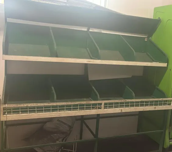 Prateleira para frutas em aço