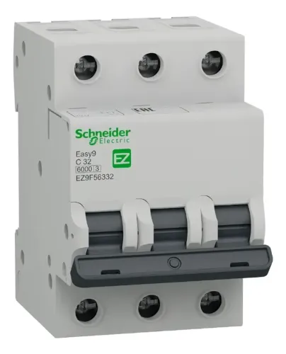 Disjuntor Easy9 3P C32 Z9f33332 32A Schneider