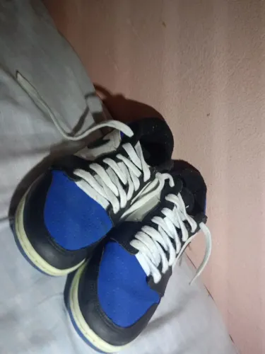Nike cano pequeno ou alto azul branco bonito demais