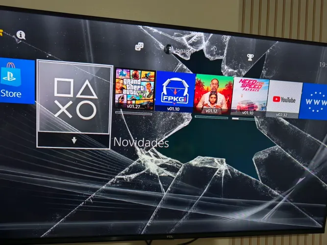 Ps4 desbloqueado 1 terá com vários jogos na loja