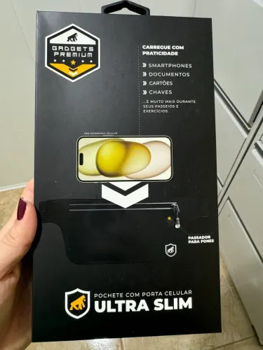 Pochete Slim Impermeável Gshield Preta 