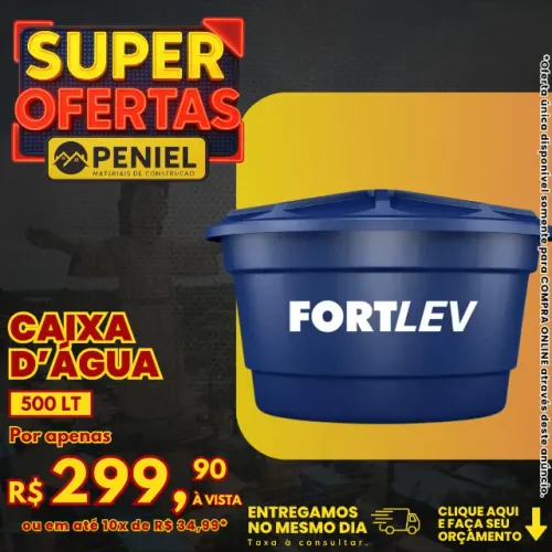 Caixa d'água 500L
