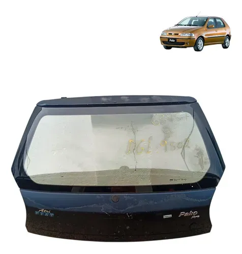 Tampa Traseira Porta Malas Fiat Palio Fire 2001 2005 Preto