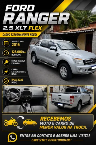 Ford Ranger XLT 2.5 16V 4X2 CD Flex 2016