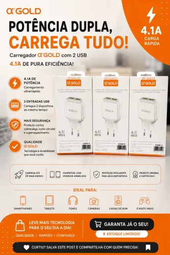 Fonte Gold 2 entrada USB