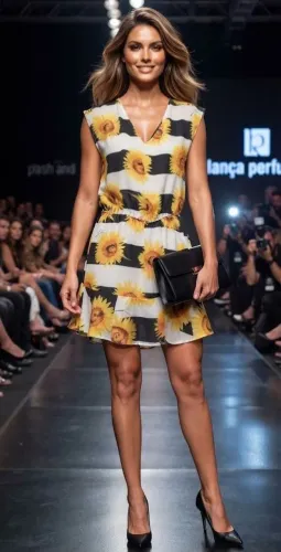 Vestido lança perfume/ estampa floral. Acetinado P