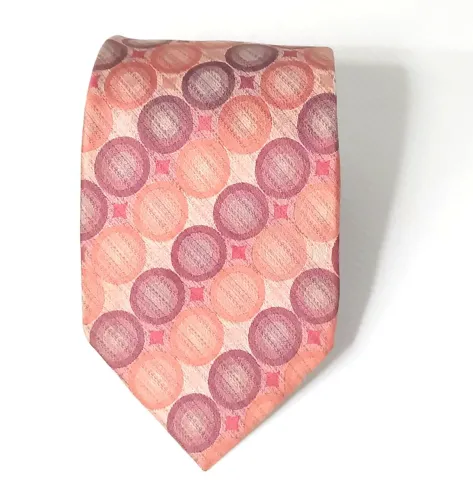 Gravata de seda marron Van Heusen