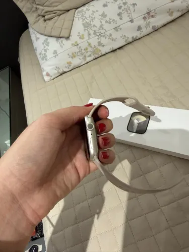 Apple Watch série 9 45 mm cor starligth