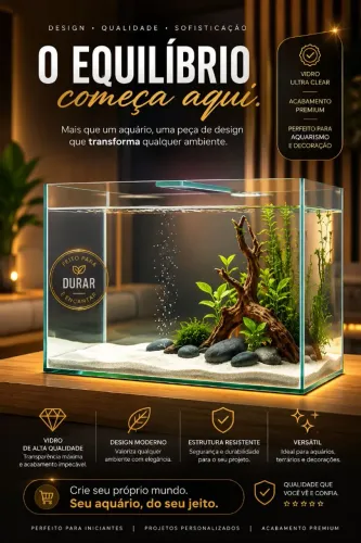 Aquário de 84 litros
