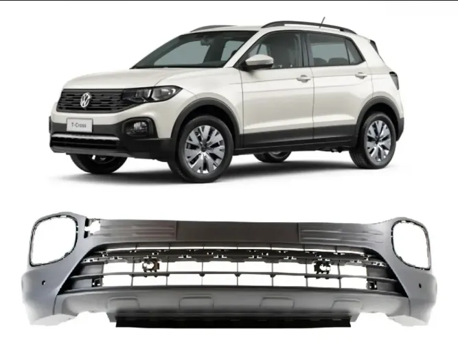Parachoque inferior dianteiro T-Cross original 2019 à 2023