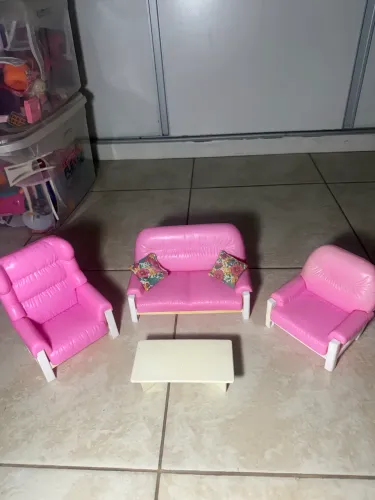Barbie sofá sala de estar Móveis Glória