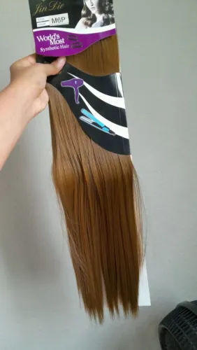 QUEIMA DE ESTOQUE! Aplique de cabelo em fibra 100% orgânica rabo de cavalo e tic tac