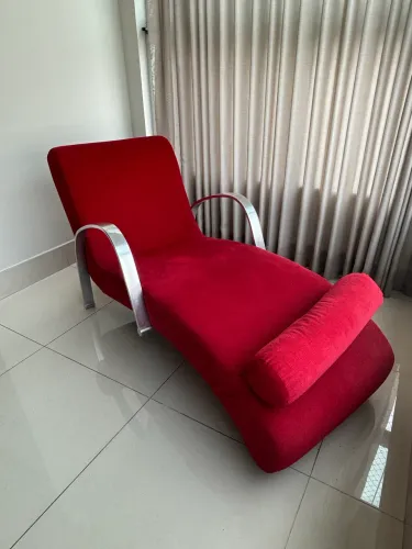 Poltrona Chaise - Estofado Novo - Líder