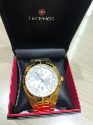 Relógio Technos SKYMASTER masculino Dourado novo