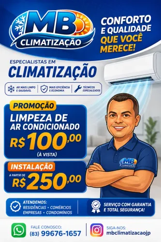 Instalação e limpeza de ar condicionado