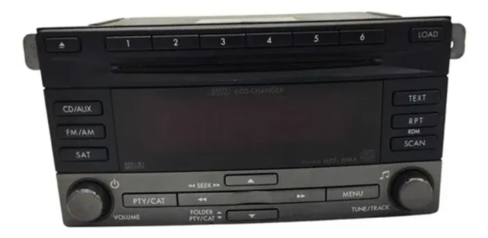 Radio Som Original Subaru Forester 2010 86201sc640 Preto