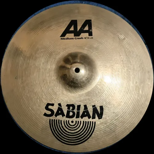 PRATO SABIAN MEDIUM CRASH AA 16,41 PROMOÇÃO RELÂMPAGO R$850,00 PARCELO NO CARTÃO ATE 12×