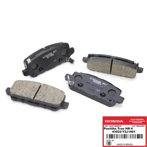 Pastilhas freio traseiro Honda HRV 2017-2020 TRW