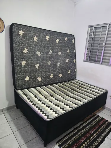 Cama box + colchão 