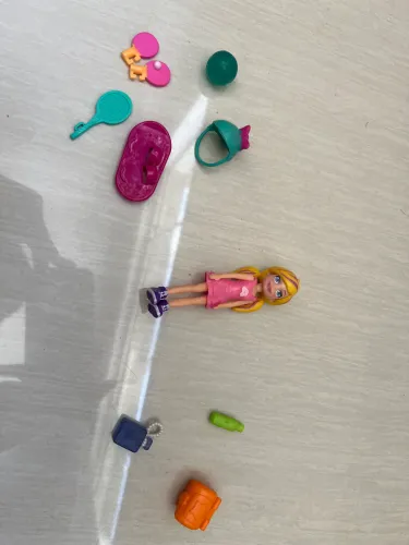 Kit Polly Pocket Esportes + Autocuidado