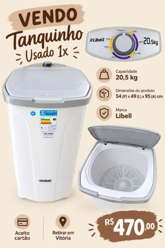 Tanquinho 20,5kg