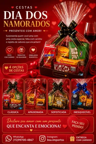 Cesta dia dos namorados