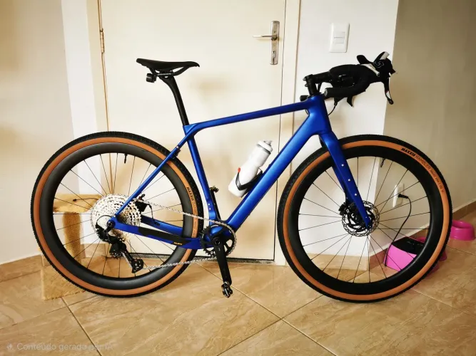 Gravel Airwolf Carbono Gravel-V6 29r (Estado de Nova - 120km) + Kit Completo de Acessórios