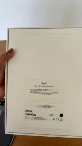 iPad Apple 10th generation 2022 A2696 10.9" 64GB Prata