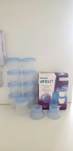 Pote para armazenar leite materno - Philips Avent