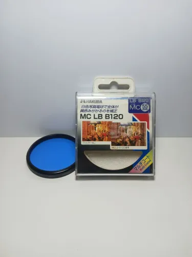 Filtro Fotográfico Azul Hakuba 55mm Mc Lb B120 Raro Com Caixa made in japan