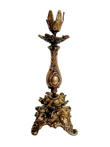 Castiçal antigo de bronze