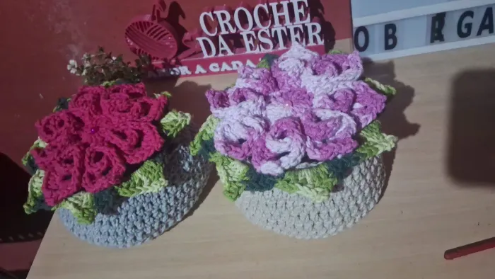 Peças em crochê 