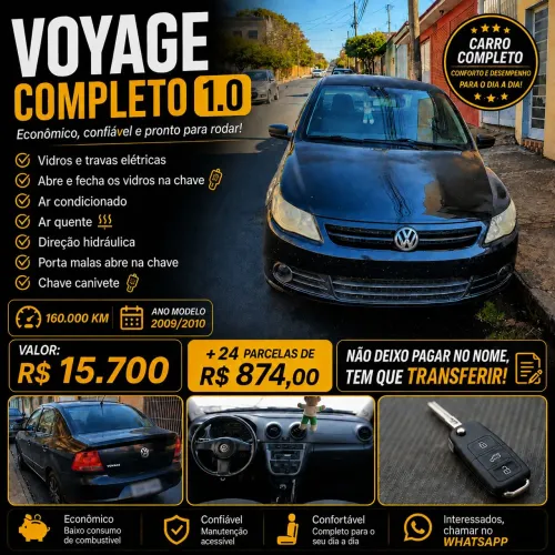 Volkswagen Voyage 1.0/1.0 City MI Total Flex 8V 4P 2009