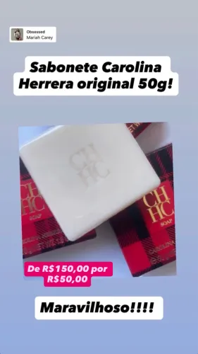 Sabonete em barra Carolina Herrera 50g