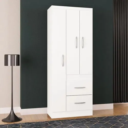 GUARDA ROUPA MILÃO 3 PORTAS. NOVO NA CAIXA 420,00 A VISTA.