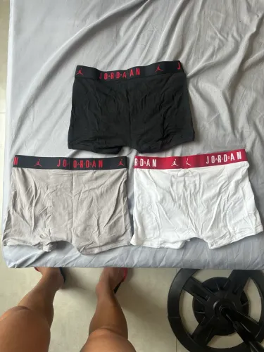 3 Cuecas Jordan Originais 11 a 13 / PP (4x Sem Juros)