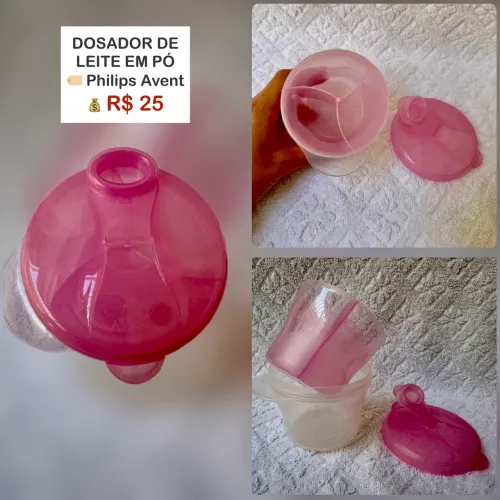 Dosador de Leite em Pó Rosa - Philips Avent