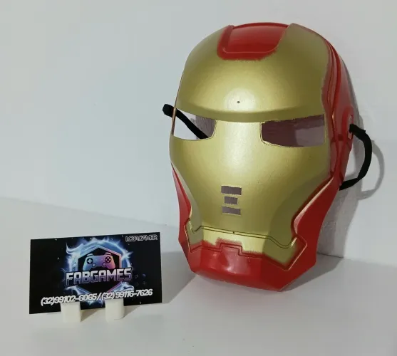 Máscara homem de ferro. Aqui na LOJA FABGAMES