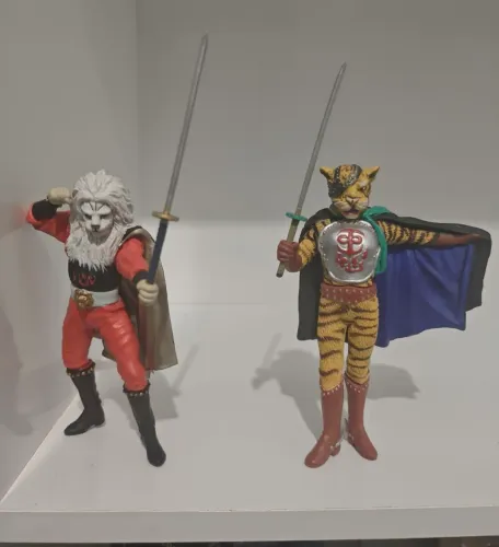 Set Sofubi Lion Man