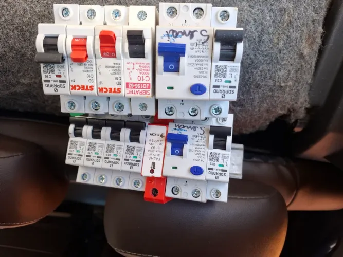 Conjunto para quadro elétrico completo