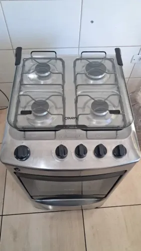 Fogão De Piso 4 Bocas Consul Cfo4nar Acendimento Automático Cor Inox