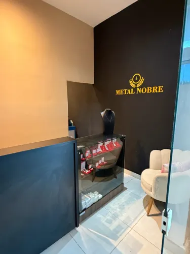 Caixa e vitrine