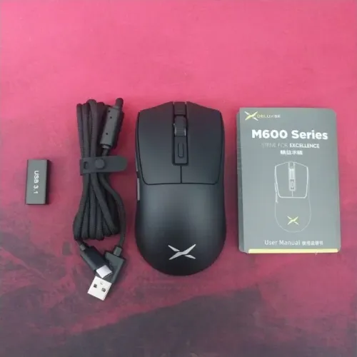 Mouse Gamer Delux Series M600 12000dpi Paw3311 (Preto)