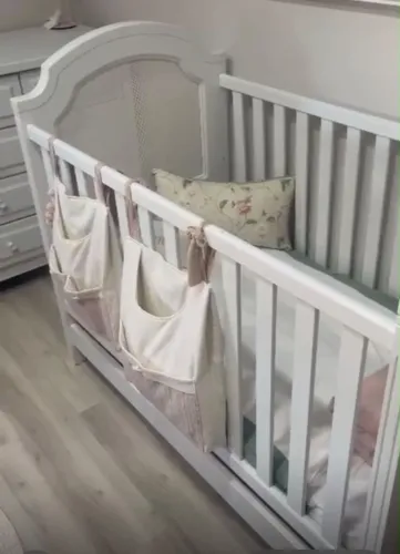 Berço e cômoda branco