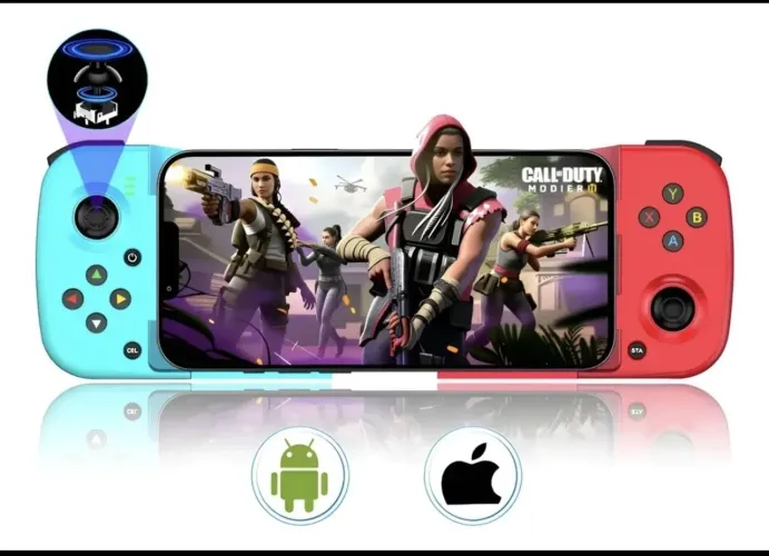 game pad para celular expansível Bluetooth