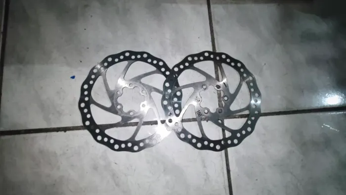 Par de discos de freio para bike usados