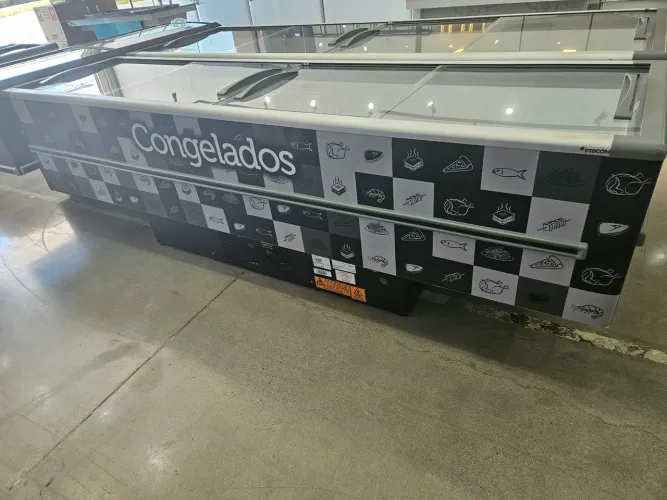 ilha expositora de congelados 3 metros 820 litros - a pronta entrega 