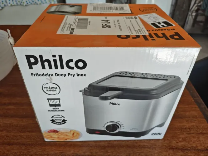 Fritadeira philco deep fry inox 220v