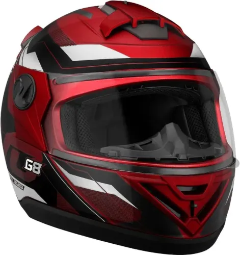 CAPACETE FECHADO PRO TORK EVOLUTION 788 G8 EVO BRILHANTE VERMELHO TAM. 60