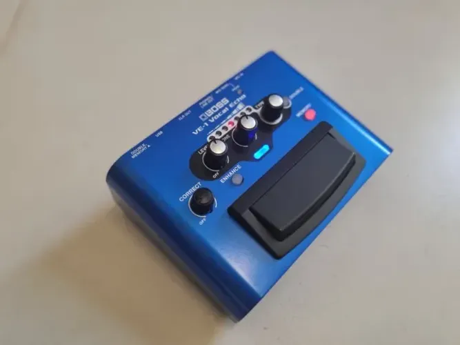 Pedal Boss Ve-1 Efeito Echo e Double para Voz